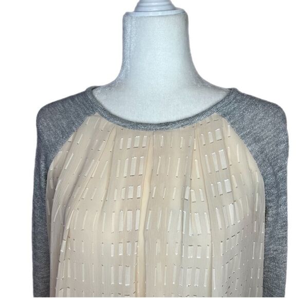 Anthropologie Sheer Blouse. Fully Lined. Sunday in Brooklyn. Sz XS. Great Cond!! - Picture 2 of 11